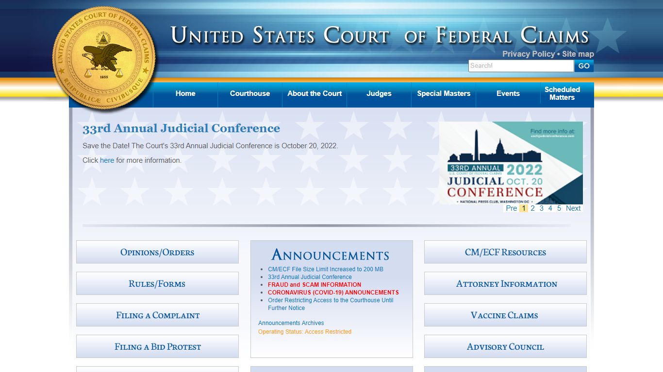 US Court of Federal Claims